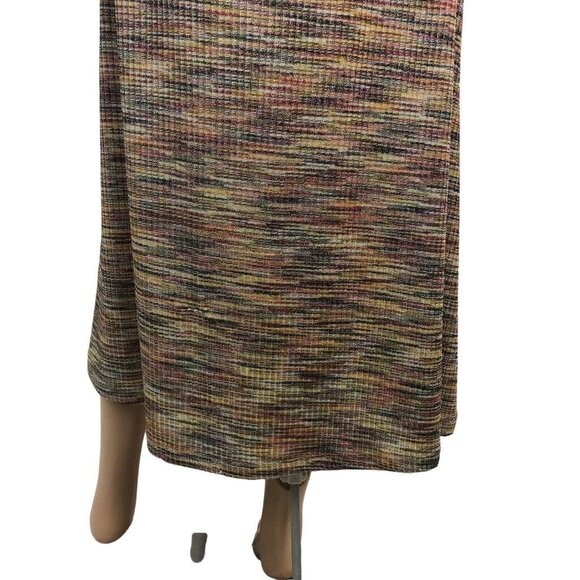 Samsoe Samsoe Size S Lydia Ribbed Knit‎ Midi Sweater Dress Multicolor A-Line - Picture 10 of 12